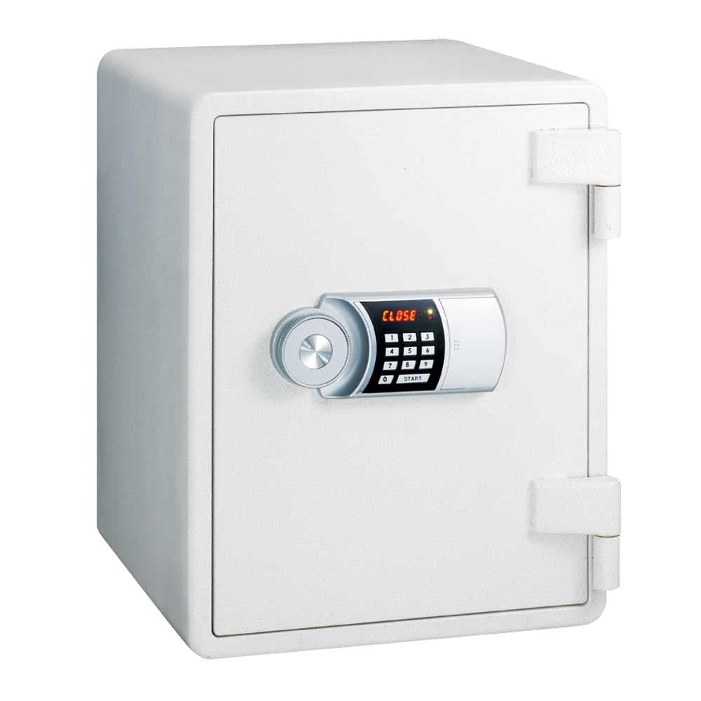 Eagle YES-M031D Fire Resistant Safe – Digital Lock, 1-Hour UL Certified Fireproof Safe for Documents & Valuables, Black & White 3