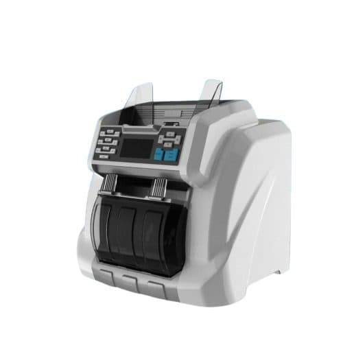 Ribao BCS-160 Two Pocket Money Counter – Mixed Denomination Banknote Counter with UV/MG/IR Counterfeit Detection, High-Speed Cash Counting Machine