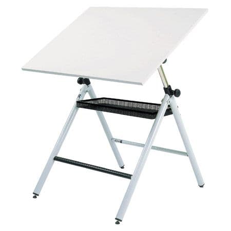 Alfi Bieffe BF19 Tubular Folding Stand with Drafting Board 85×140 cm – Adjustable Drawing Table for Architects, Engineers & Students 2