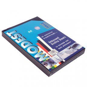 Binding Sheet A4 – Pack of 100 Sheets, Durable Document Covers for Office and School