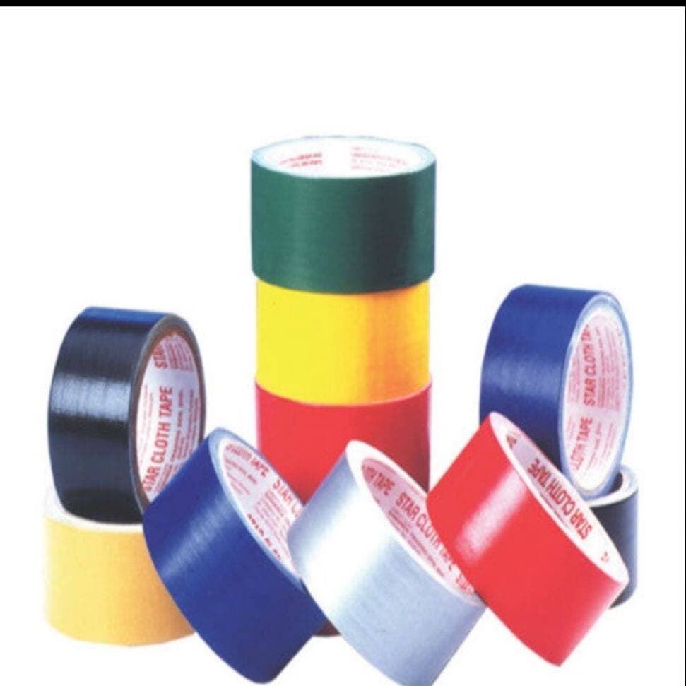 Premium Binding & Duct Tape 2″ x 20 Yards – Heavy Duty Adhesive Roll, Pack of 6