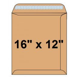 Brown Envelopes – B4 Size (16″ x 12″), 90 GSM, Pack of 250 – Durable Kraft Mailing Envelopes