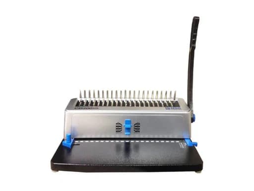 Eagle CB 200 Plus Manual Comb Binding Machine – A4 Punch & Bind, Compact Office Finish Solution