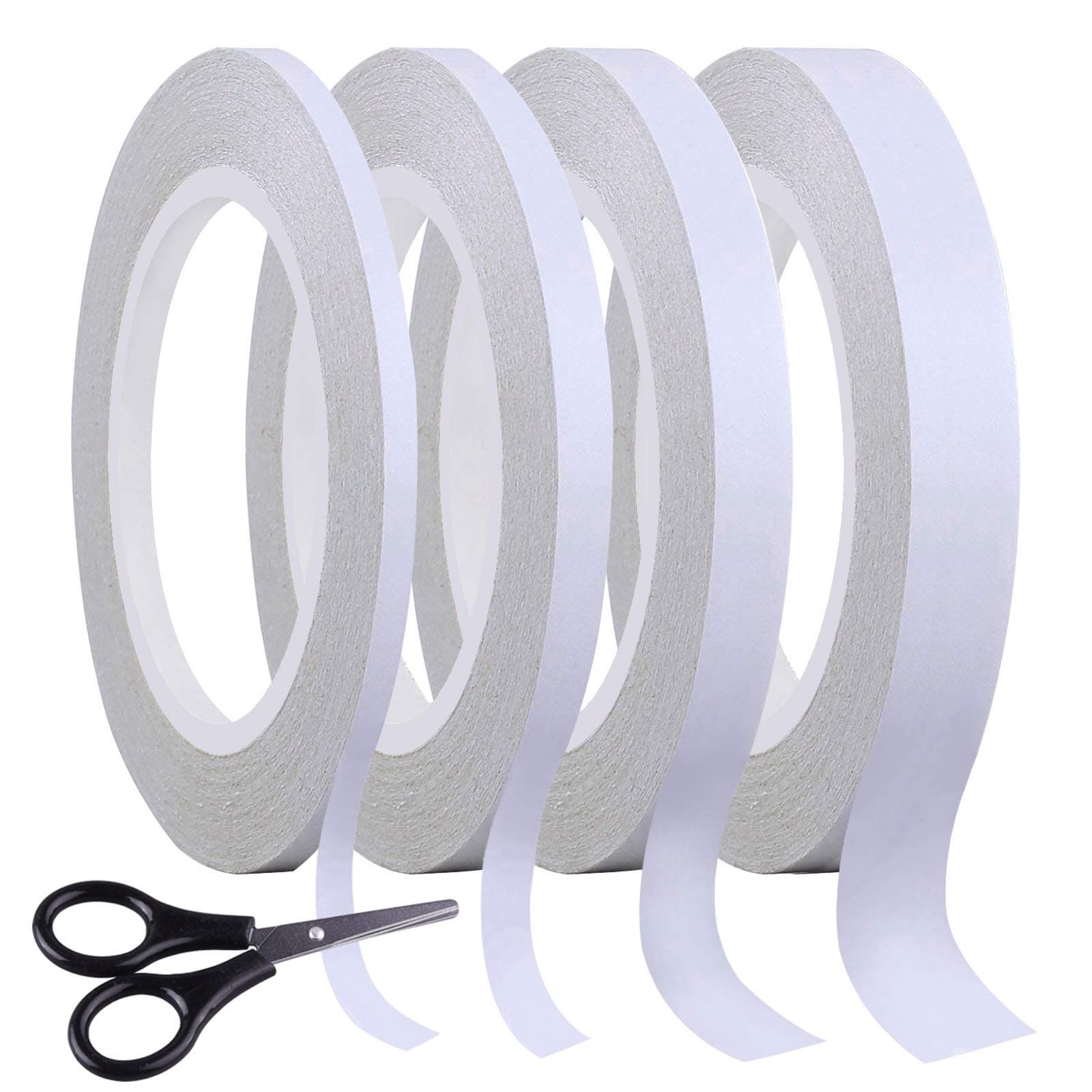 Double-Sided Tissue Tape – 15mm x 20 Yards Roll | Strong Adhesive for Crafts, Office & DIY Projects 3
