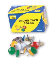 Board Thumb Tacks – Mixed Colors | Office & School Push Pins for Bulletin Boards 2
