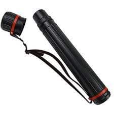 Black Plastic Drafting Tube – Durable Plan Storage & Transport Tube