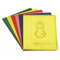 Durable 2339 Transparent A4 Folder – Colored, Pack of 50 for Office & School