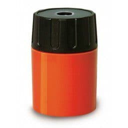 Single Hole Plastic Pencil Sharpener – Lightweight Manual Sharpener