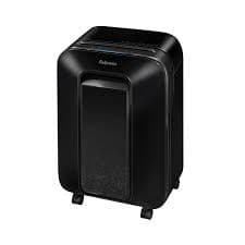 Fellowes Powershred LX200 Micro-Cut Shredder – 10 Sheets, High-Security Office Shredder, Black