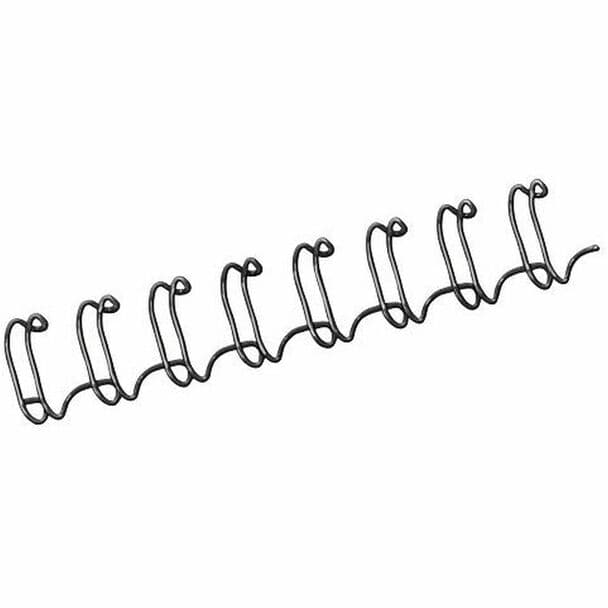 Metal Binding Wire – 6.4mm, 3:1 Pitch – Durable Double Loop Wire for Book Binding, Notebooks, Reports – Pack of 100 2