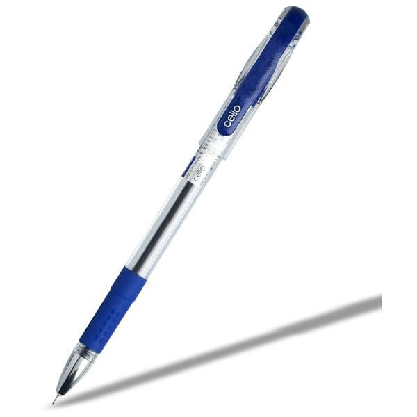 Cello Soft Tip Ball Point Pen, 0.7mm, Blue Ink – Smooth Writing Pens for Office, School & Home (Pack of 12) 2