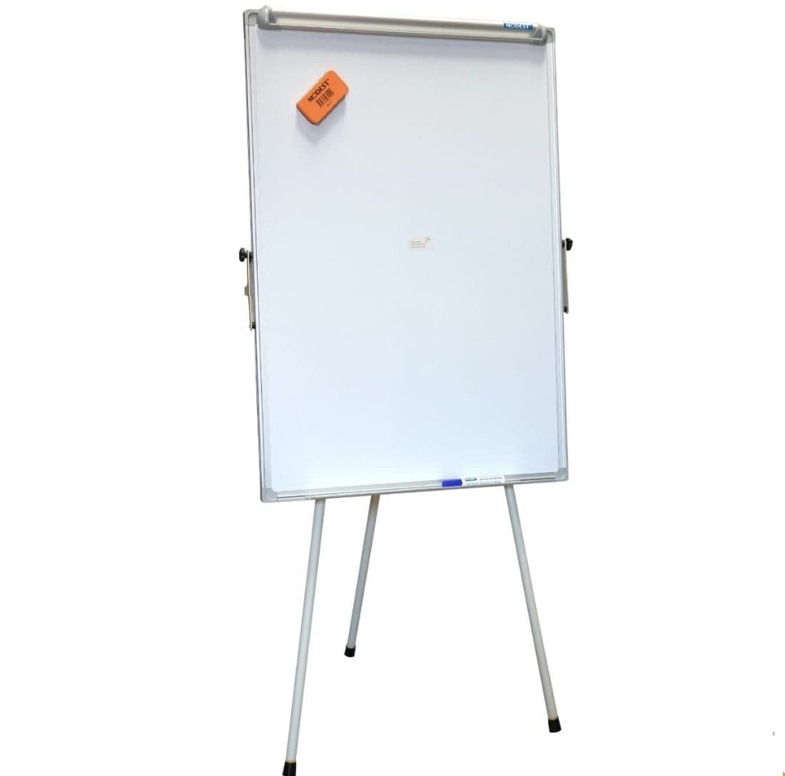 Flip Chart Board with Adjustable Tripod Stand – 70×100 cm Writable Whiteboard for Office, Classroom, and Presentations 2