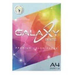Galaxy Premium Color Paper, A4 Size, 80 GSM, Blue, 500 Sheets – Multipurpose Colored Printing Paper