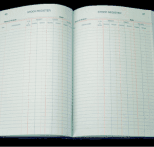 Stock Register 3QR – Full Size (F/S), Durable Office and Business Record Book 2