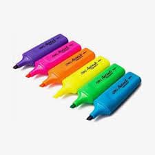 Deli Highlighter – Chisel Tip, 10-Pack (Mix of 5 Colors) – Office, School & Home Use 2