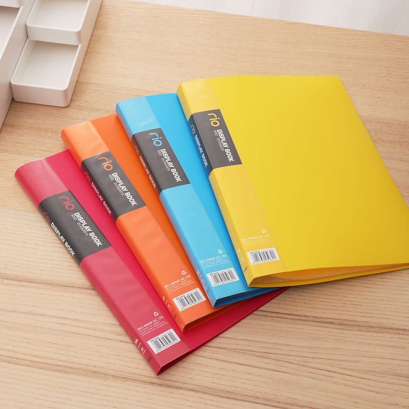 Deli E5034 Display Book Rio – A4, 40 Pockets Document Folder for Office & School 2