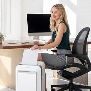 Fellowes LX201 Micro-Cut Shredder – 12 Sheets, High-Security Office Shredder, Jam Proof 5