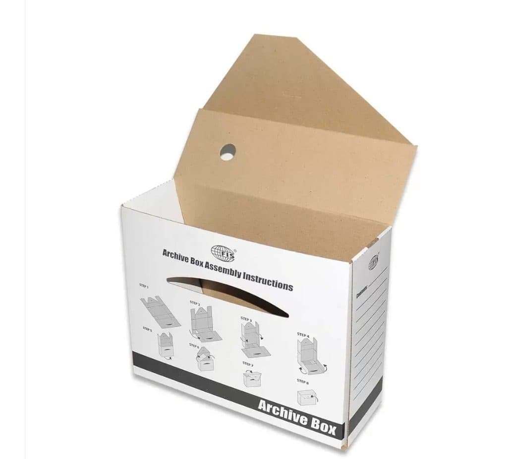 Archival Storage Box – 34.2 x 27 cm, Pack of 5 3