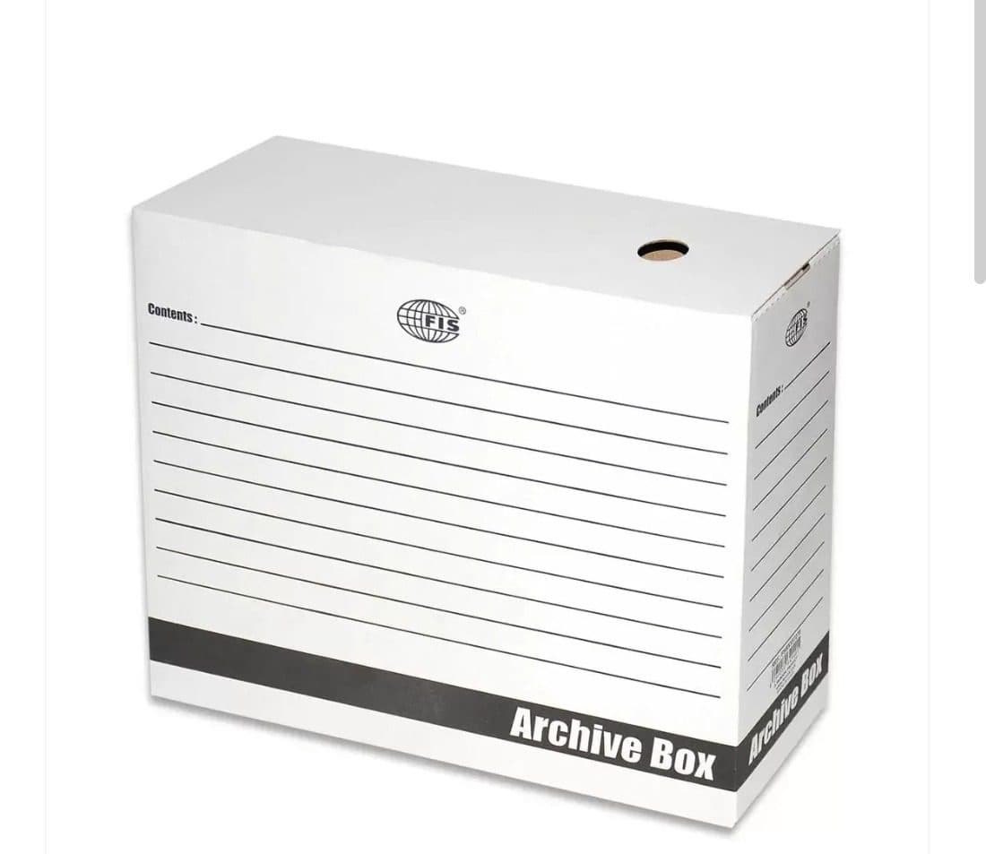 Archival Storage Box – 34.2 x 27 cm, Pack of 5 4