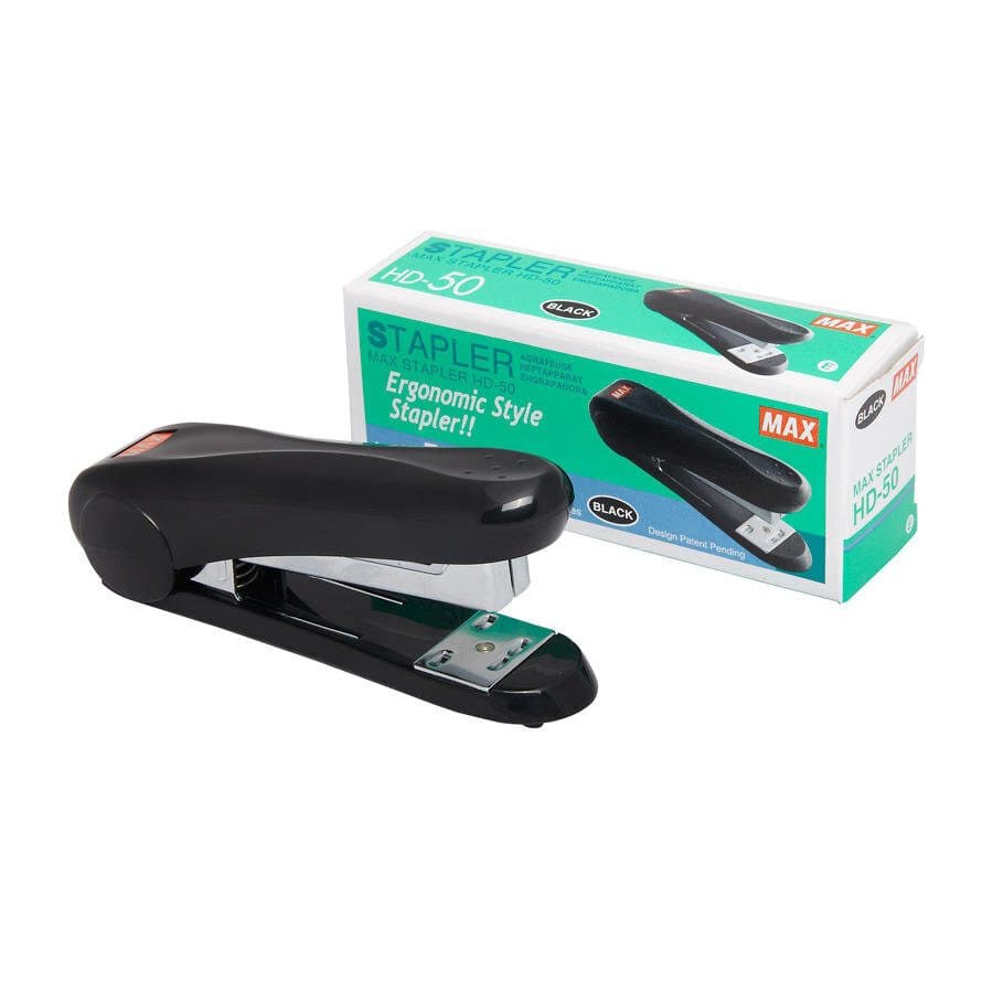 Max HD 50 Stapler – Staples Up to 30 Sheets, 26/6 Heavy Duty Office Stapler