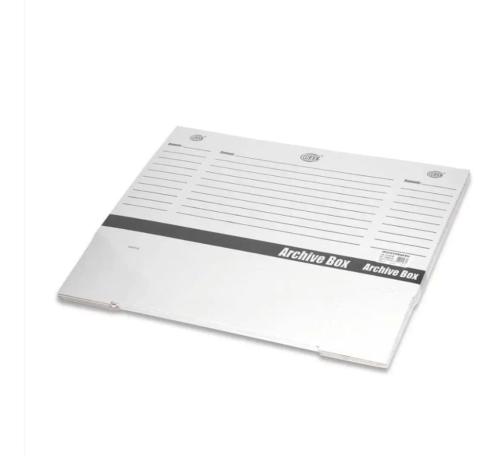 Archival Storage Box – 34.2 x 27 cm, Pack of 5 2