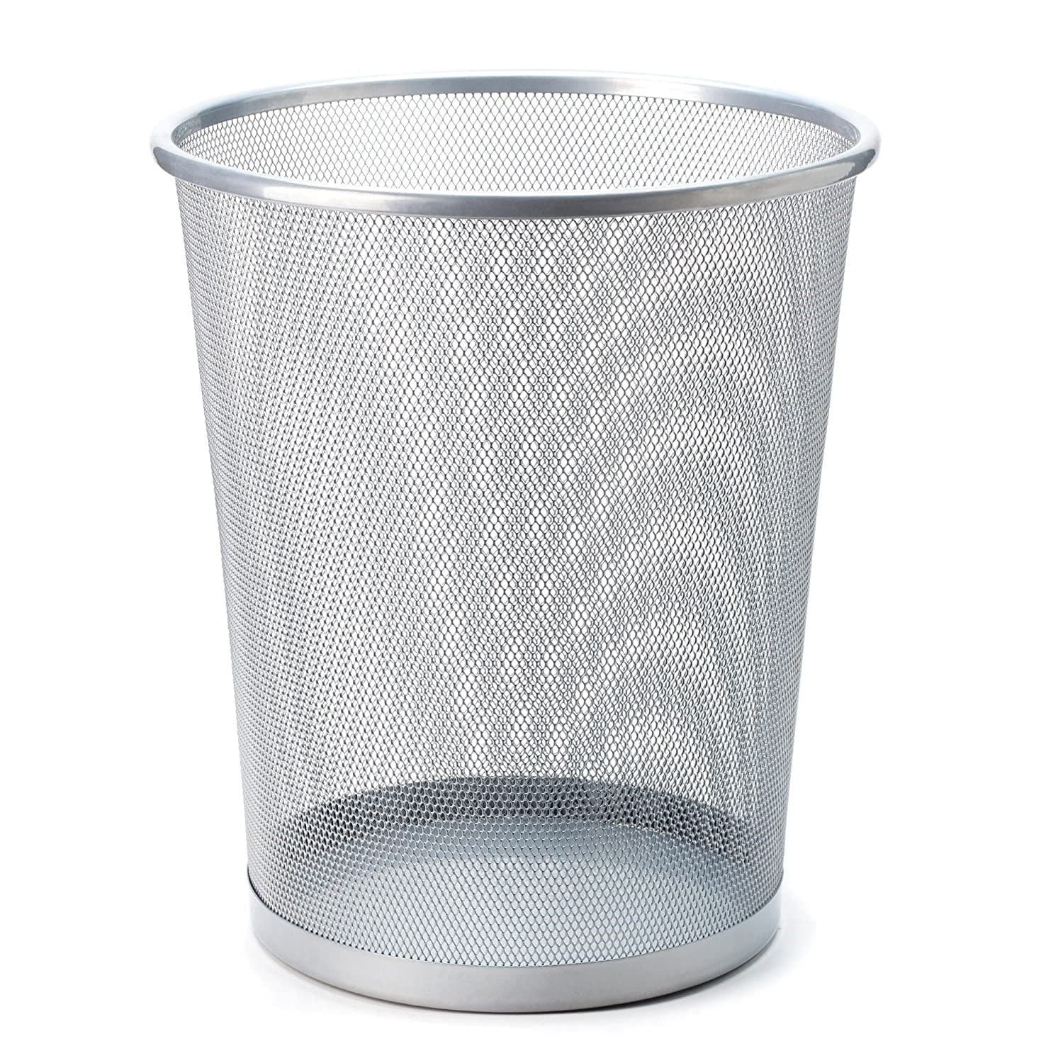 Large Round Mesh Dust Bin – Desktop & Office Waste Paper Basket 2