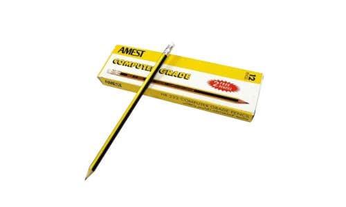 Amest HB Pencils with Eraser Tip – Premium Graphite Writing Pencils, Smooth Dark Lead, Break-Resistant, Pack of 12 2
