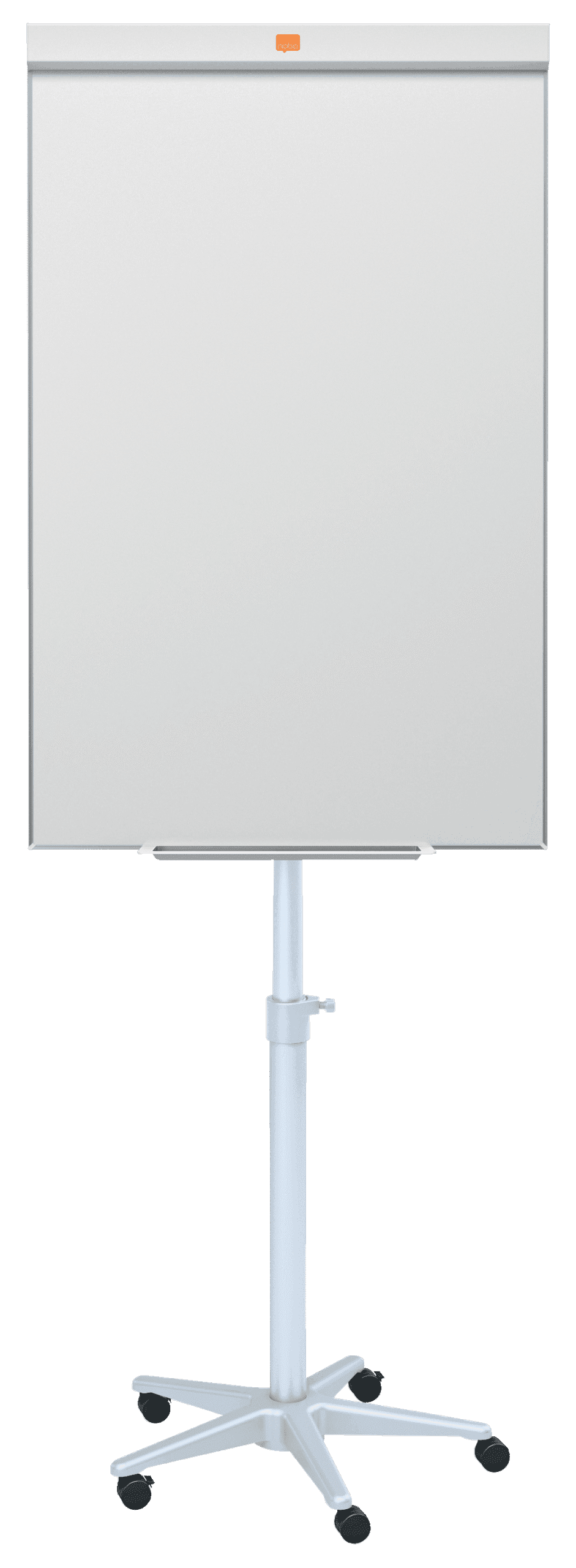 Nobo Impression Pro Whiteboard Magnetic Easel 70×100 cm – Height Adjustable with Locking Castors & Flipchart Pad Hooks 2