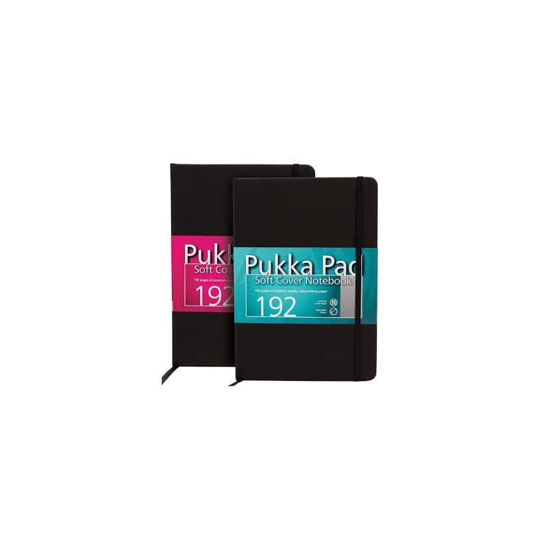 Pukka 6981 Soft Cover Notebook – A5, Durable Writing Notebook for School, Office, and Personal Use