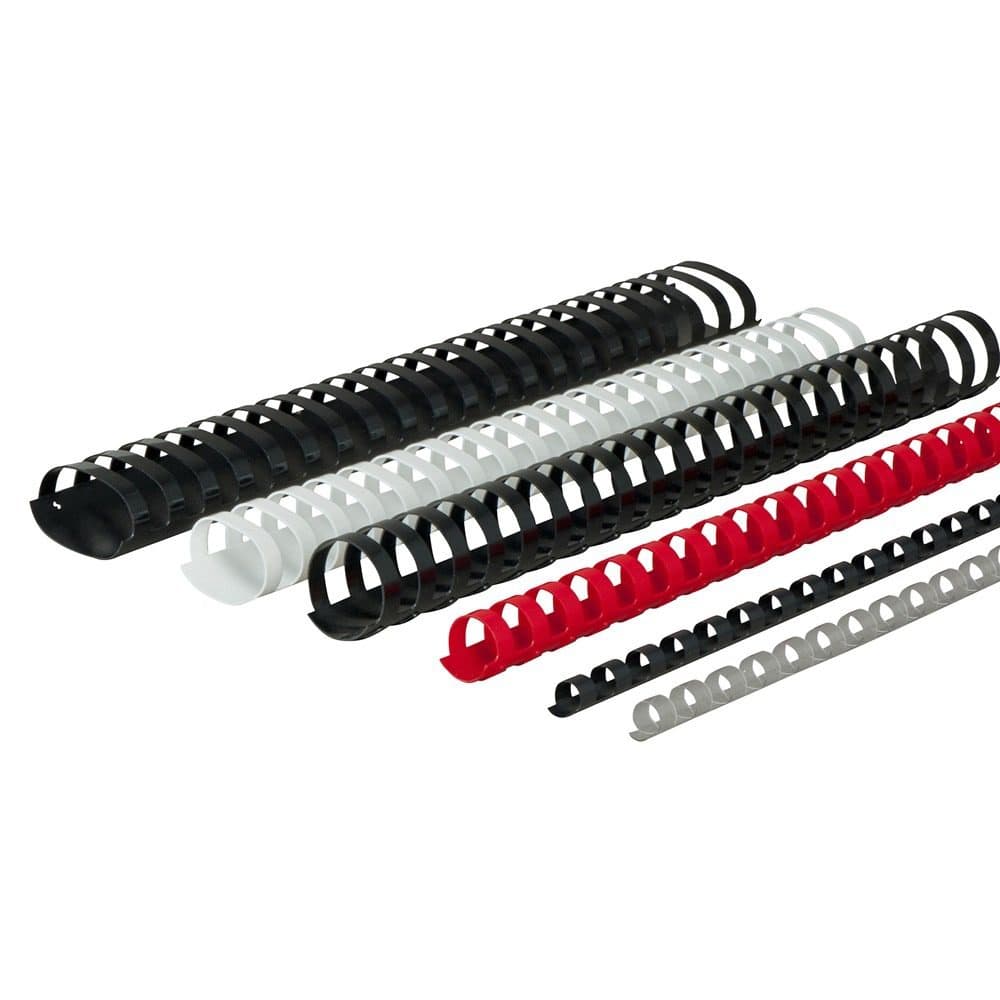 PVC Plastic Binding Combs – 21-Ring, 12mm, 95-Sheet Capacity, A4 Size – Pack of 100 – Professional Document Binding 4