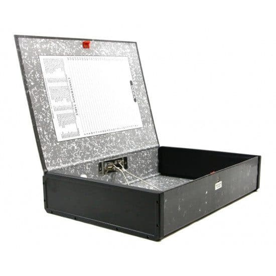 Rigid Closed Box File – Full Spine (F/S), Black Document Storage Folder