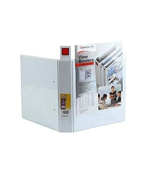 Presentation File 2-Ring Binder 203 – 1″, White – Durable Document Organizer 4