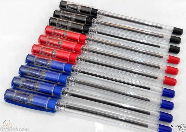 Cello Soft Tip Ball Point Pen, 0.7mm, Black (Pack of 50) 2