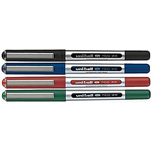 Uni-Ball UB-150 Eye Micro Gel Ink Pen – 0.5mm Fine Tip, Blue Ink – Pack of 12 Rollerball Pens – Smooth, Waterproof, Fade-Proof Writing for Office, School & Legal Use 3
