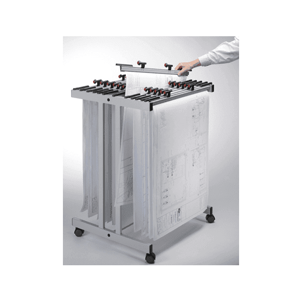 Vistaplan A0 Top‑Loading Drawing Trolley 4