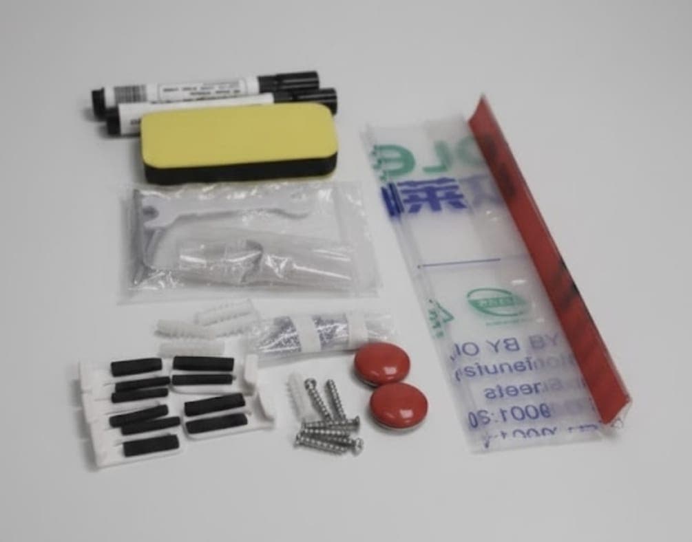 Frameless Magnetic Glass Board 90×120 cm | MES 2