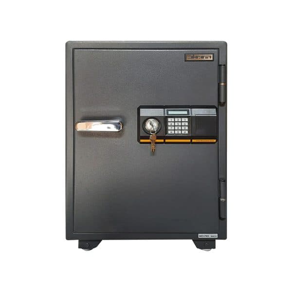 EIKO BSD-PKX Fireproof Safe | Digital Lock and Key Lock Fire Resistant Security Safe Box – UL Certified 1 Hour Fire Safe for Home, Office, Document and Valuables (Gargoyle Grey)