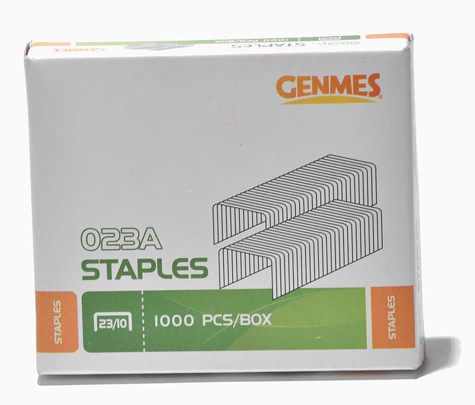 Genmes Stapler Pins No.23/10 – Heavy Duty Staples for 100 Sheets, Durable Office Use