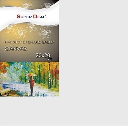 Canvas Board 20x20cm – Pre-Primed Painting Surface for Acrylic & Oil