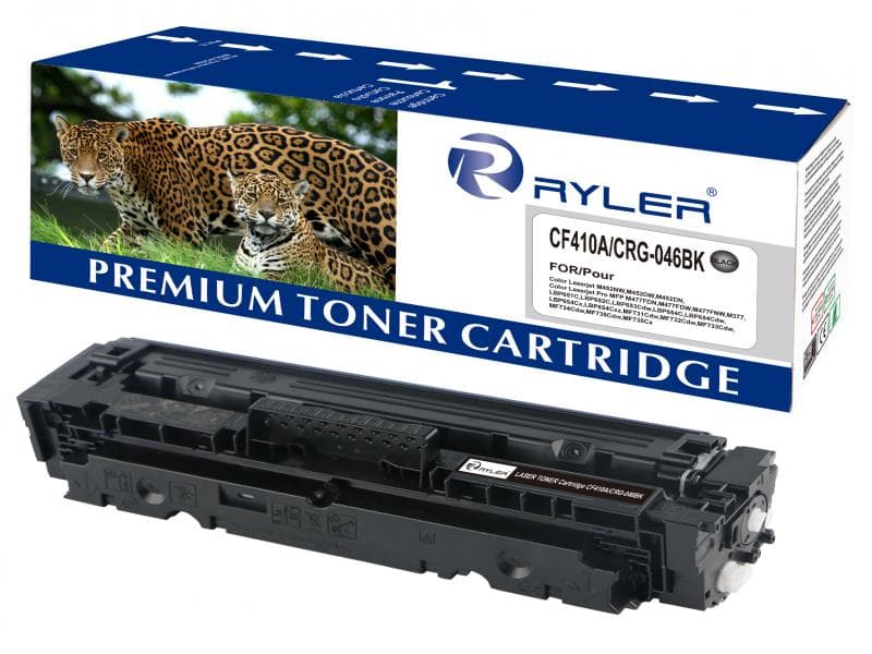 HP CF410A (410A) Compatible Toner Cartridge – Black | High Yield LaserJet Pro M452, M377, M477 Series Printer Toner