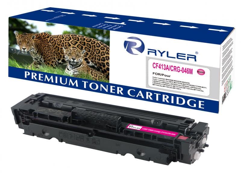 HP CF413A (410A) Compatible Toner Cartridge – Magenta | High Yield LaserJet Pro M452, M377, M477 Series Printer Toner