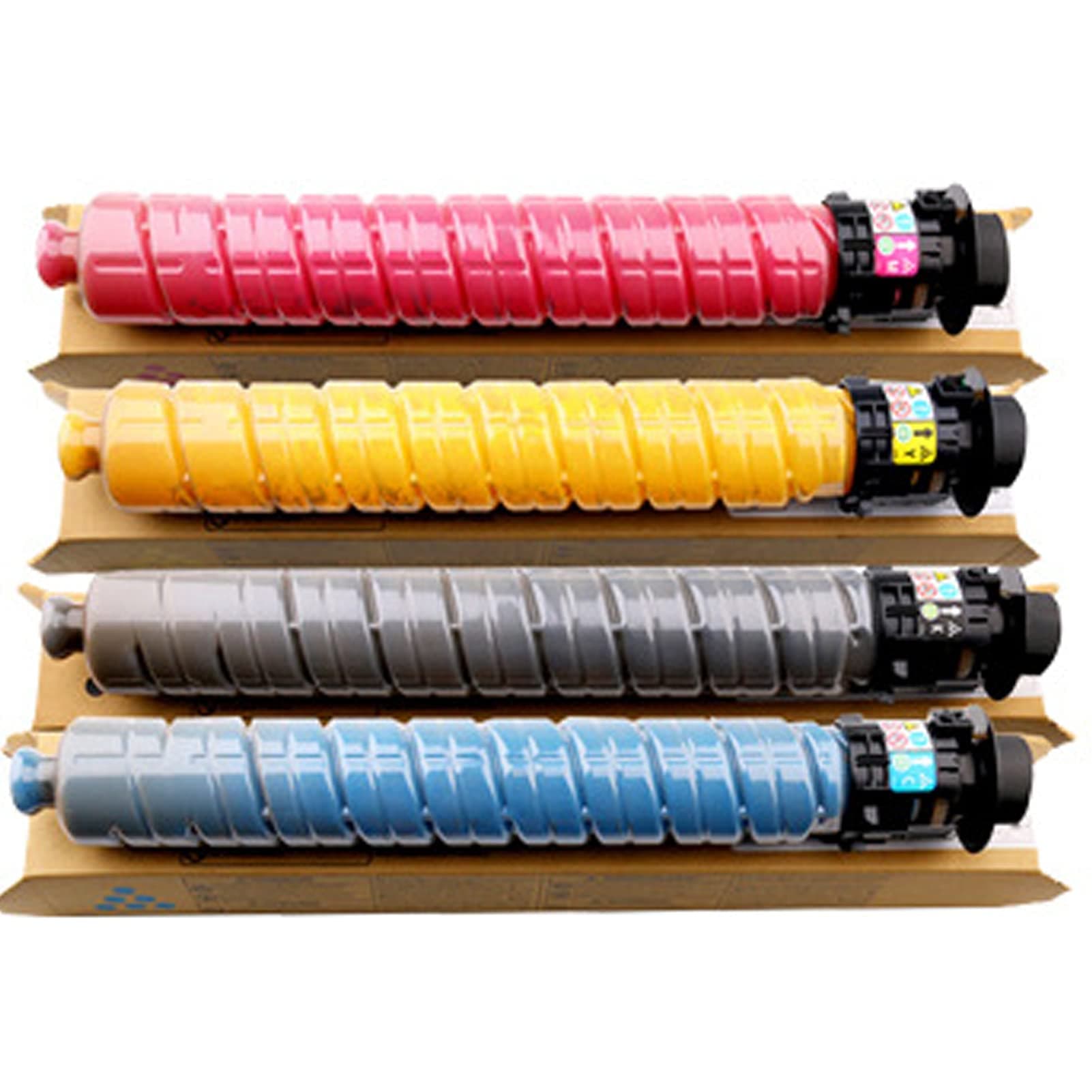 Compatible Toner For Ricoh MPC4502/5502 Copier Cartridges, 4 Color Set