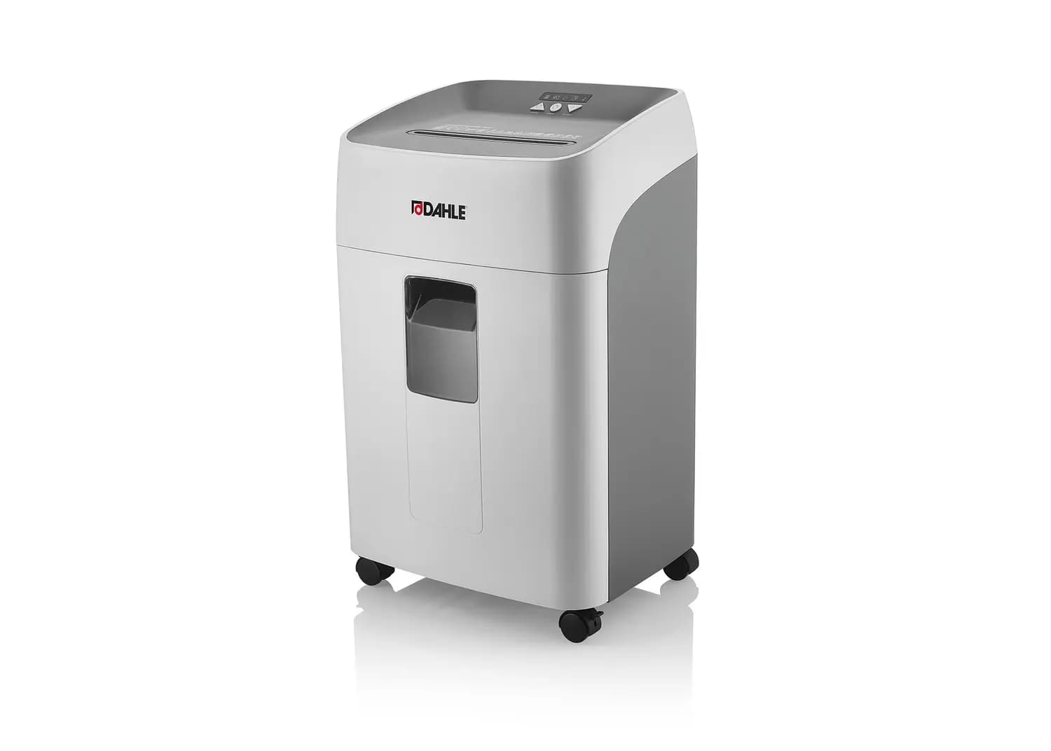 DAHLE Deskside 504P Personal Paper Shredder – 15 Sheet Cross-Cut Shredder with 40L Bin – Secure P-5 Security for Home & Small Office