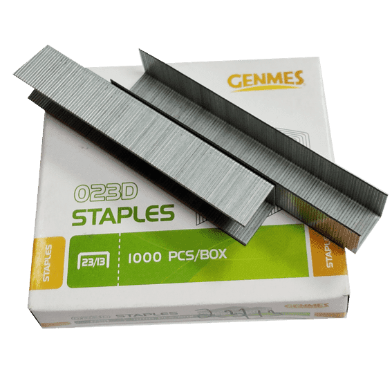 Genmes Stapler Pins No.23/13 – Heavy Duty Staples for 120 Sheets, Durable Galvanized Steel