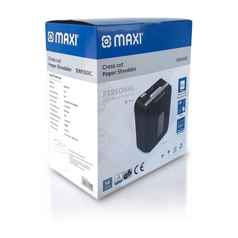 Maxi Cross Cut Shredder | DM100C | 10-Sheet Cross-Cut