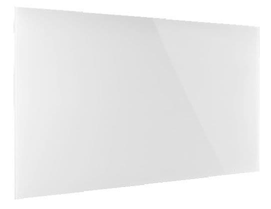 Frameless Magnetic Glass Whiteboard 100×150cm EUROPEAN | White Tempered Safety Glass Dry Erase Board for Office, Meeting Room, and Classroom .