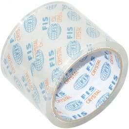 Clear BOPP Packing Tape 3″ x 45 Yards – 45 Micron Heavy Duty, Pack of 6 Rolls (FSTA3X45CC)