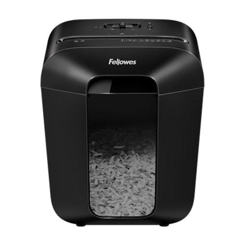 Fellowes LX50 Cross-Cut Shredder – 9 Sheets, P-4 Security, Jam Proof Office Shredder