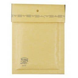 FIS Brown Bubble Envelopes – No.19 (300mm x 445mm), Pack of 12 – Padded Kraft Mailing Bags