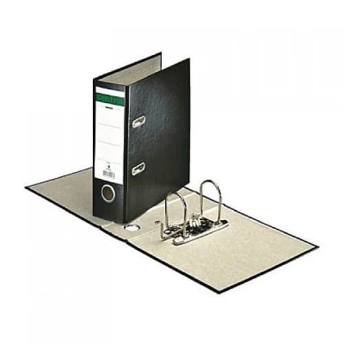 A5 Box File Broad – Durable Lever Arch File for Documents & Paper Storage – Strong Cardboard with Metal Edge Protector for Office, School & Home Use